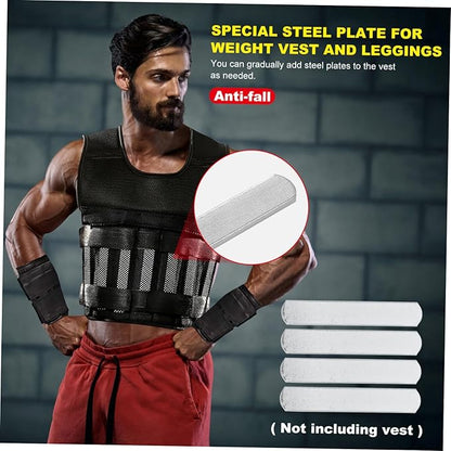 VOSAREA 10Pcs Running for Weighted Vests Durable Fitness Equipment for Strength Training and Home Workouts for Jogging and Performance Enhancement