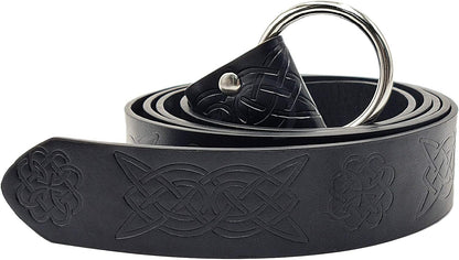 GYQMBT Medieval Leather Belt,Renaissance Knight Belt,Retro Viking Halloween Accessory Men Women