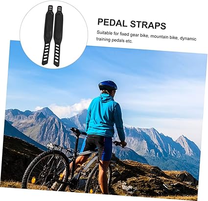 INOOMP 4 Pcs Bicycle Pedal Strap Portable Exercise Bike Excersise Bike Exercise Bike Exercise Bike Pedal Straps