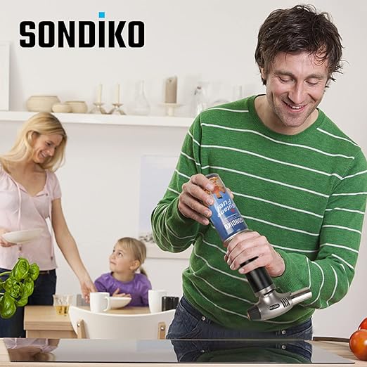 Sondiko Butane Refill, Premium Butane Fuel Canister, Premium Quality Fuel for Jet Flame Lighters and Torches