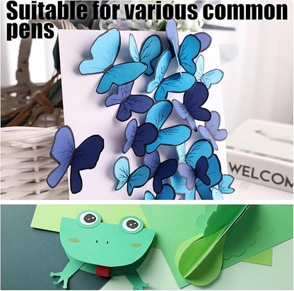 Koogel 50 Sheets Colored Cardstock Paper, Includes 40 Sheets 120gsm and 10 Sheets 250gsm Construction Paper for DIY Crafts Scrapbook