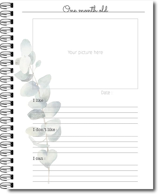 My Baby book, memories book, baby journal (Sloth), Baby First Year Memory Book, Keepsake Milestone Baby Book For Boys Or Girls