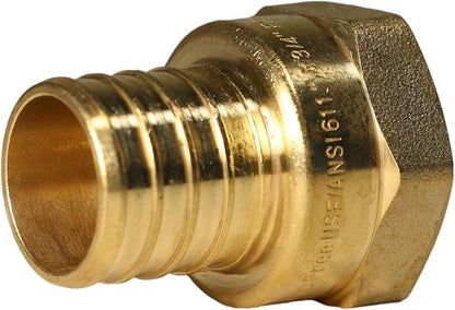 2 Pieces XFITTING 1'' x 3/4'' Female Adapter, 1'' Pex B, 3/4'' Female NPT Threaded