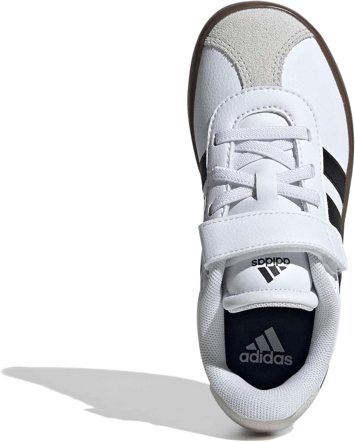 adidas Kids' VL Court 3.0 Elastic Lace & Strap Shoe