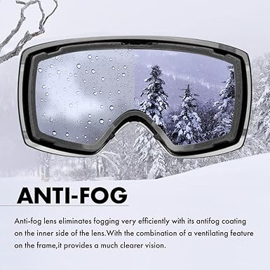 Compatible Replacement Lens for Smith IO Snow Goggles Mirror type