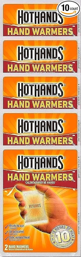 HotHands Hand Warmers, 10 count (5 pack with 2 warmers per pack)