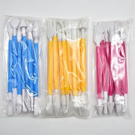 8Pcs Cake Sculpture Pen Cake Decorating Hand Tool Fondant Sculpture Pen Cake Scraper Clay Modeling Tool Easy To Use