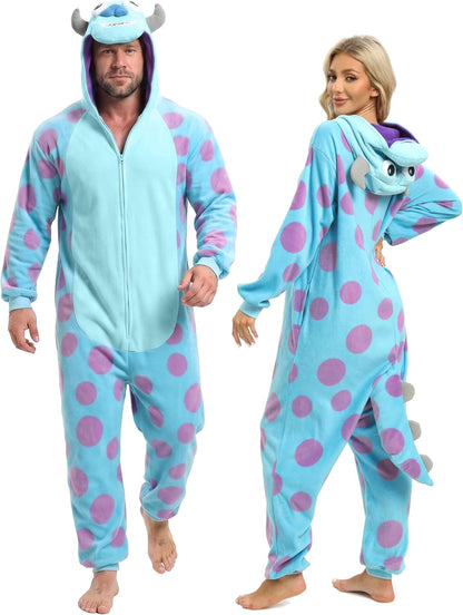 LABULA Unisex Adult Onesie Animal Pajamas Halloween Cosplay Sleepwear