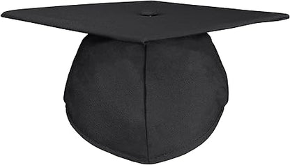 GradPlaza Matte Graduation Cap with 2024 and 2025 Tassel Adult Graduation hat for High School College
