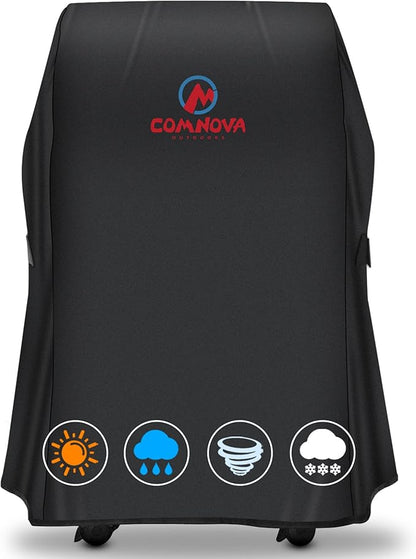 Comnova Grill Cover 30 Inch - 7105 BBQ Cover for Weber Spirit 210 Gas Grill Heavy Duty  Waterproof, Barbecue Cover for Weber Spirit E-210 Grill with Side Trays Fold Down (NOT Fit Spirit II E-210)