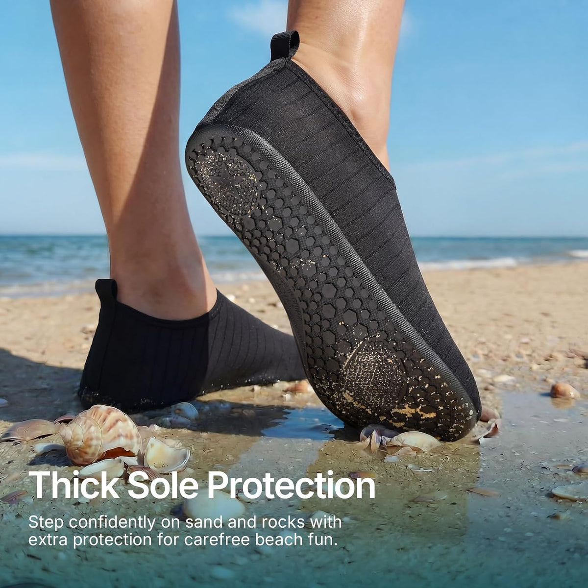 Water Shoes for Women Men Quick-Dry Aqua Socks Swim Beach Outfits Barefoot Yoga Exercise Wear Sport Accessories Pool Camping Must Haves River Hiking Adult Youth Size