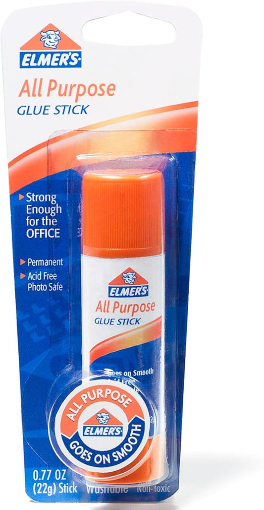 Elmer's All-Purpose Glue Stick, Large, 0.77 oz, Single Stick (E515)