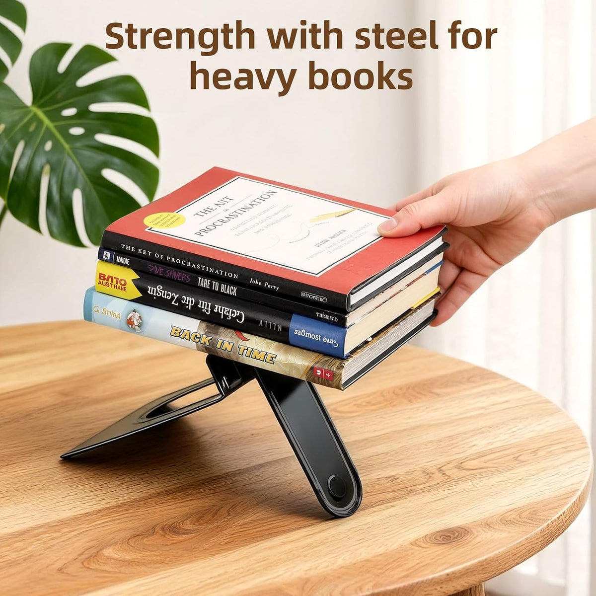 HappyHapi Book Ends, Bookends for Shelves, 24pcs Metal Bookends, Book Ends for Heavy Books Holders for Office Home Library Book Ends Supports, Book Ends to Hold Books Heavy Duty