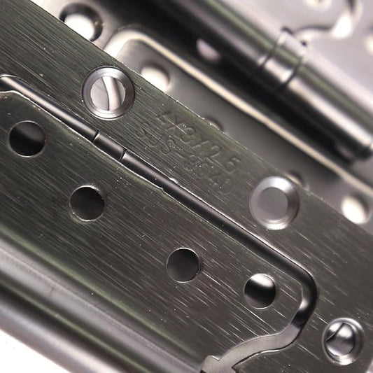 3 Pieces Black 304 Stainless Steel Door with Silent Hinges, Specifications 4  3  2.5 Hinge(3 pc Black hige)