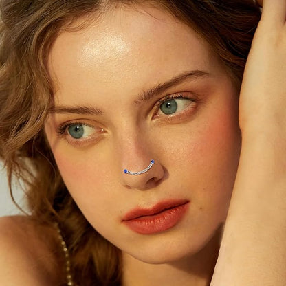 ONESING 9-40 Pcs 20G Nose Rings for Women Nose Piercings Jewelry Nose Rings Hoops L Shape Nose Studs Screw Hypoallergenic Nostril Surgical Stainless Steel Nose Rings Studs for Women Men