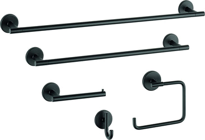 Delta Single Post Toilet Paper Holder | Matte Black | Wall Mount | Trinsic Bathroom Accessories