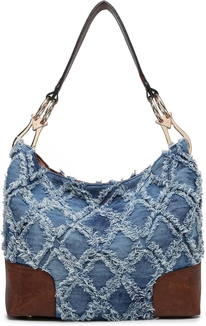 Hobo Purses for Women Soft PU Leather Handbags Slouchy Hobo Bags Shoulder Bag Top Handle Tote