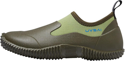 Men’s Waterproof Garden Shoes Rain Boots Slip-On Footwear for Gardening Farming Camping Lawn Care Yard Work