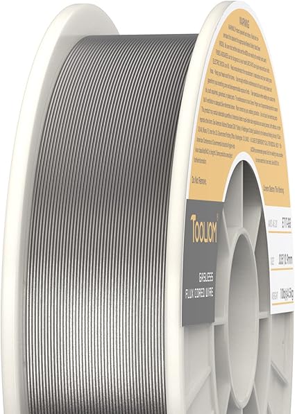 TOOLIOM E71T-GS .035" Diameter 10-Pound Spool Flux Core Self-shielded Carbon Steel MIG Welding Wire