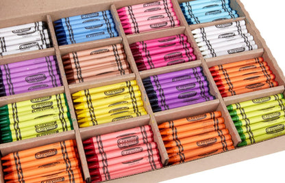 Bulk Crayon Classpack - 800ct (16 Colors), Bulk Teacher Supplies & Classroom Essentials for School, Arts & Crafts Crayons for Kids, Ages 3, 4, 5