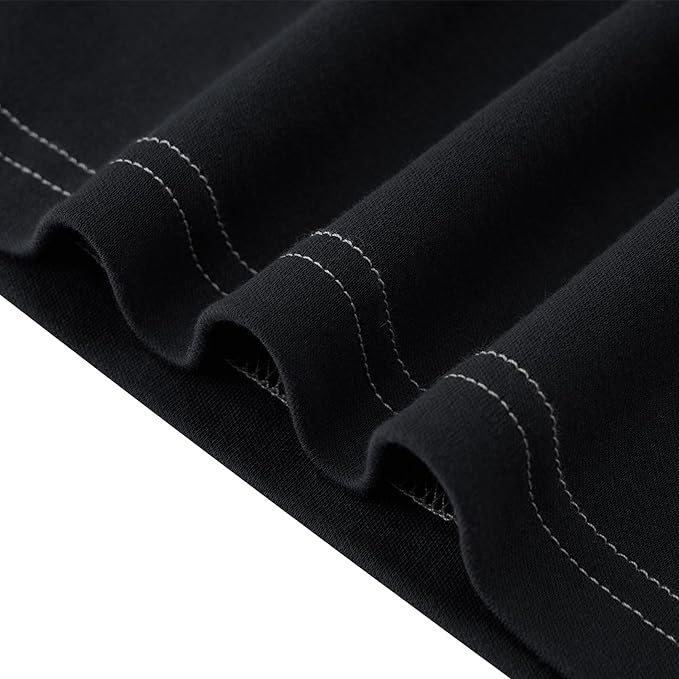 WORKWEYA FR Shirts for Men 6.5 oz Flame Resistant Long Sleeve Henley Shirt NFPA 2112/CAT2