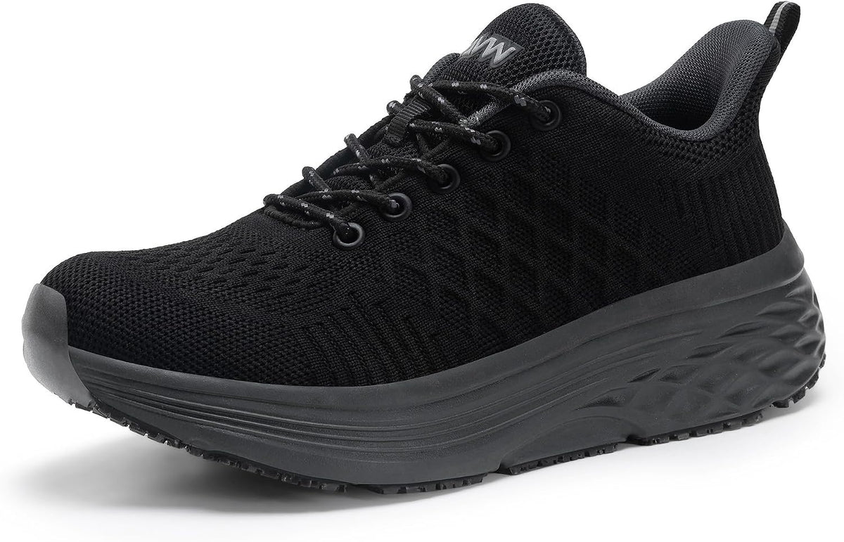 AVW Womens Non Slip Work Shoes Water Resistant Walking Sneakers Food Service Chef Kitchen Shoes.