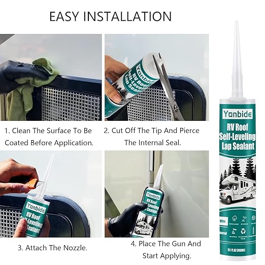 RV Self Leveling Roof Sealant Without Nozzle