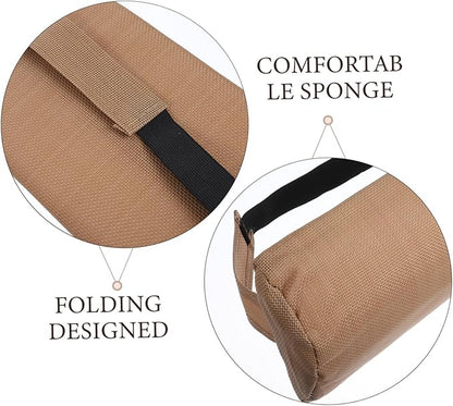 VANZACK Beach Chair Pillow Beach Chair Accessories Beach Chairs Recliner Lounge Head Resting Pillows Beach Chair Headrest Leisure Chair Headrests Head Pillow Sponge Light Brown