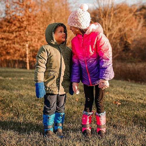 ALEADER Kid's Outdoor Snow Boots Insulated Boys Girls Waterproof Winter Boots (Little Kid/Big Kid)