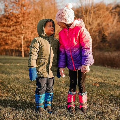 ALEADER Kid's Outdoor Snow Boots Insulated Boys Girls Waterproof Winter Boots (Little Kid/Big Kid)
