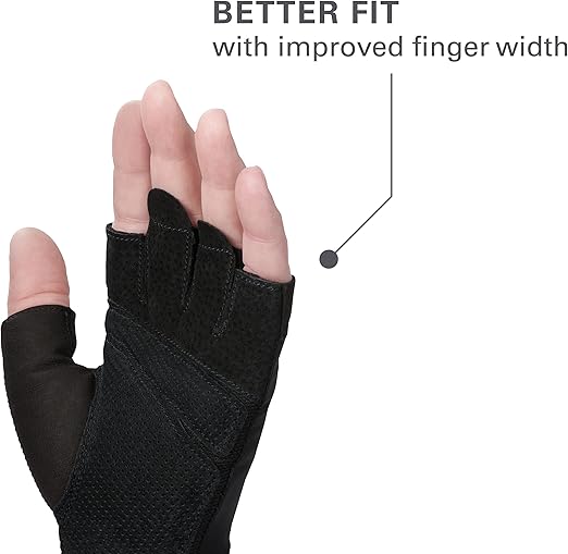 Harbinger Pro Gloves 2.0 for Weightlifting, Training, Fitness, and Gym Workouts - Unisex Black X-Large