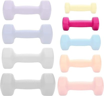 Philosophy Gym Set of 2 Neoprene Dumbbell Hand Weights, Hexagon Shape