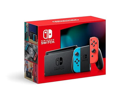 Nintendo SwitchTM with Neon Blue and Neon Red JoyConTM (Renewed)