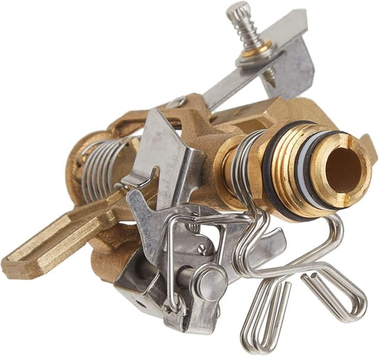 Orbit 55032 12" BRS Sprinkler Head, Connection, Silver and Gold