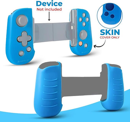 Silicone Grip Case Cover  Thumb caps for Backbone One Controller - Ergonomic and Protective Sleeve Skin Shell for an Enhanced Experience, Stronger Hold and Thicker Grip for LIGHTNING VERSION