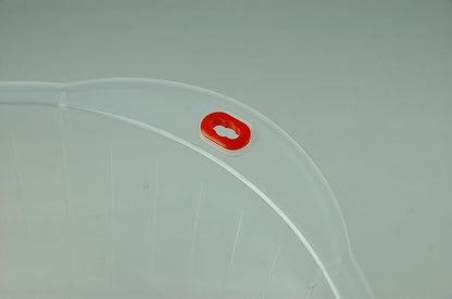 Plastic Japanese Rice Washing Bowl with Side and Bottom Drainers