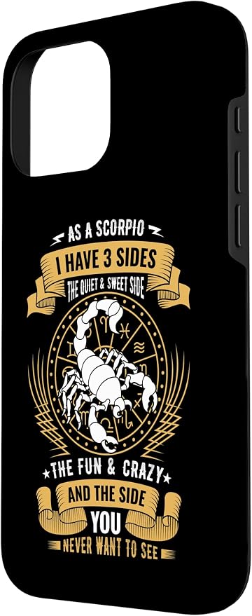 Scorpio - Zodiac Sign Birthday Astrology Scorpio Case for iPhone 16 Pro Max
