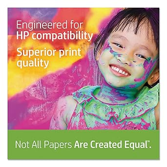 HP 207000 All-in-One Printing Paper, 96 Bright, 22lb, Letter, White, 500 SheetsReam