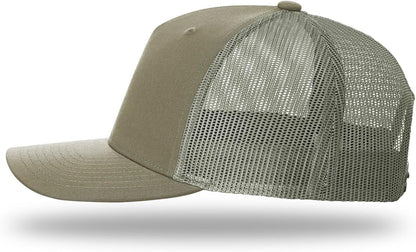 Richardson 112FP Five-Panel Trucker Caps in Single and Bulk Packs ( Pack of 12 )