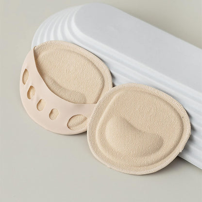 4 Pairs Ball of Foot Cushions for Women Men Shoes - Reusable Metatarsal Pads for Pain Relief - Invisible Honeycomb Fabric Forefoot Cushions - Soft Toe Pads