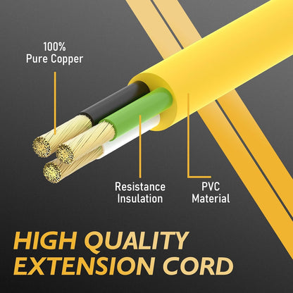 Tooliom 20 ft 10 AWG Welder Extension Cord, NEMA 6-50P to 6-50R