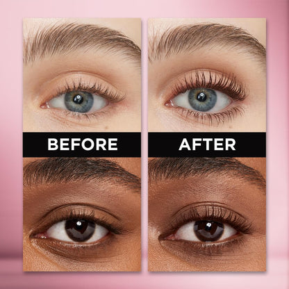 L'Oreal Paris Makeup Voluminous Lash Paradise Mascara, Voluptuous Volume, Intense Length, Feathery Soft Full Lashes, No Flaking, Smudging or Clumping, Latte Brown, 0.28 Fl Oz ( open box )