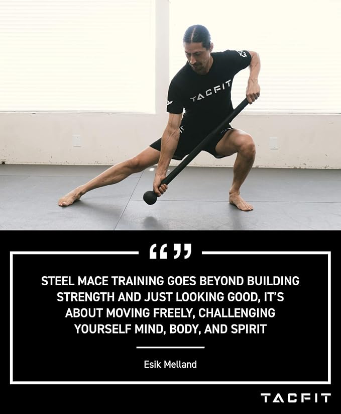 Steel Mace - for Fitness, Exercise, Strength Training, Crossfit and Workouts