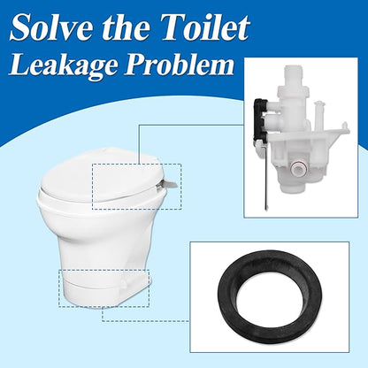 31705 RV Toilet Water Valve Kit, Compatible with Thetford Aqua-Magic V High and Low Models