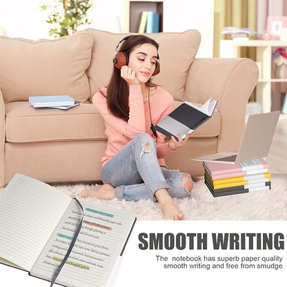Lined Journal Notebook – Hardcover Notebook for Men & Women – Journals for Writing, Work, School, Home & Daily Notes, 160 Pages – Medium A5, 5.7"x8", 100 gsm Thick Paper (Dark Gray)?
