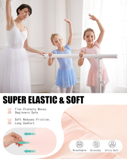 TinyChoice Ballet Leotards for Girls Ballet Dress for Toddler & Ballet Outfit with Criss-Cross Back, 2T-11Y
