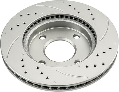 Front Disc Brake Rotor Compatible with 2009 2010 2011 Nissan Versa 1.6L