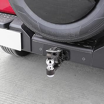 10-Ton Pintle Hook Trailer Hitches Receiver Hook Combination 2 Hitch Ball with Mounting Kit, 7000 lbs