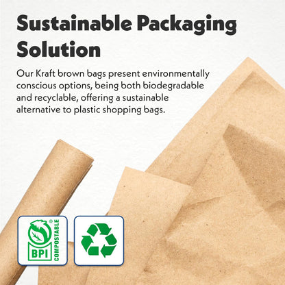 Duro Bag 1# Dubl Life SOS Bag 30# Recycled Kraft FSC (100 Pack)