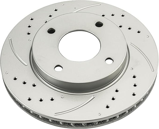 Front Disc Brake Rotor Compatible with 2009 2010 2011 Nissan Versa 1.6L